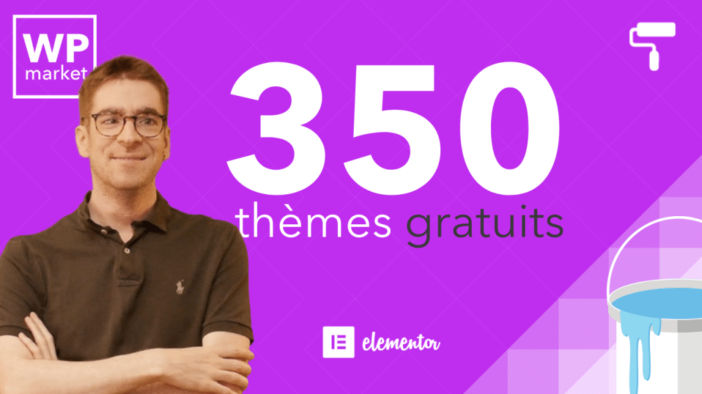 350 thèmes gratuits (pour le moment ?) avec Elementor